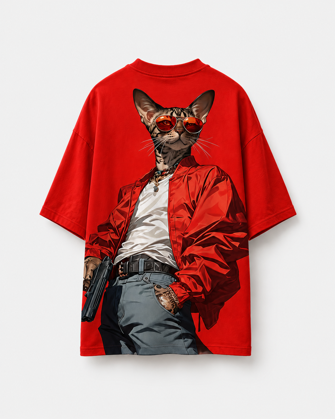 Oversized Red Alley Cat