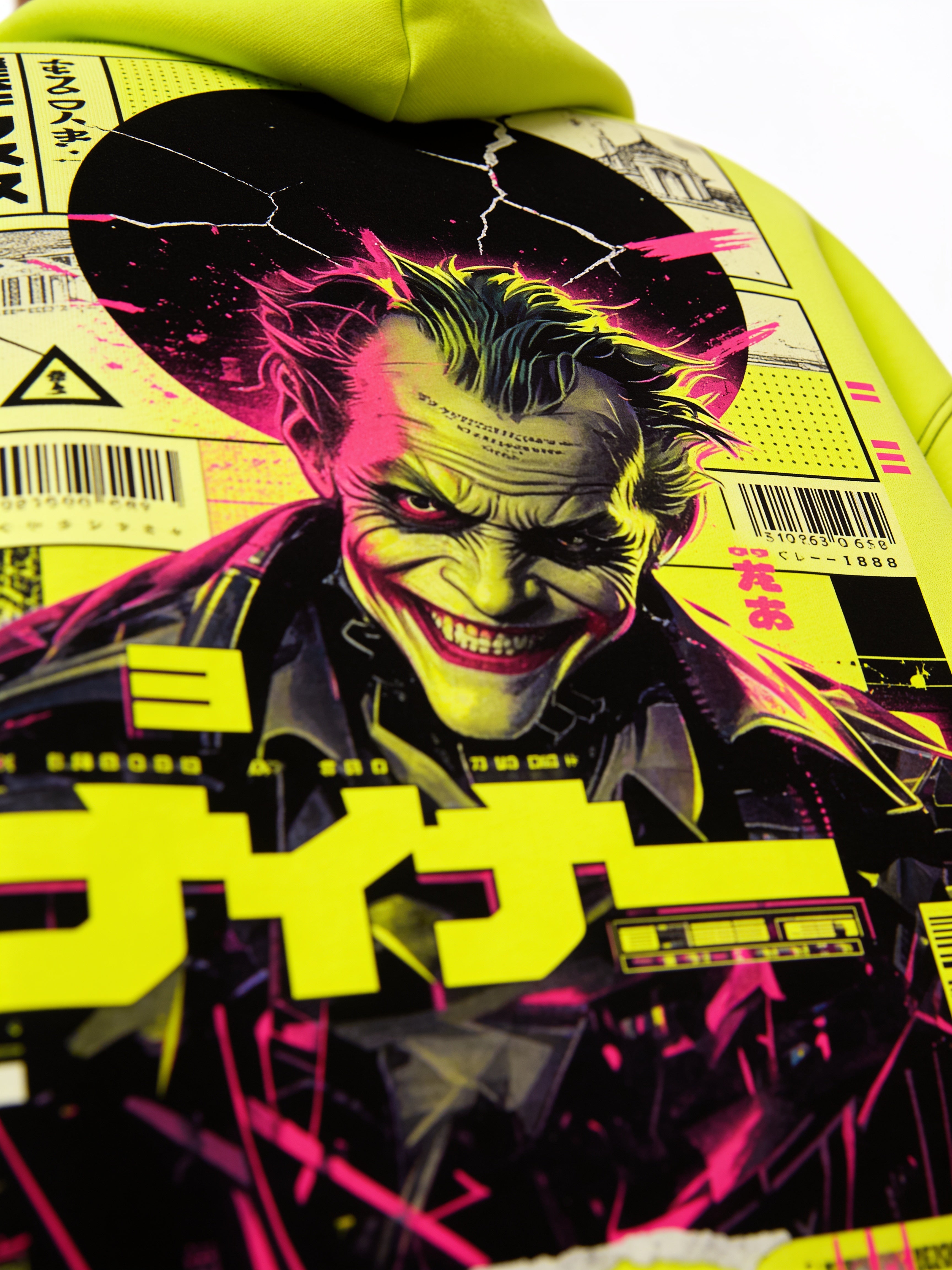 Moletom Oversized Joker Neon