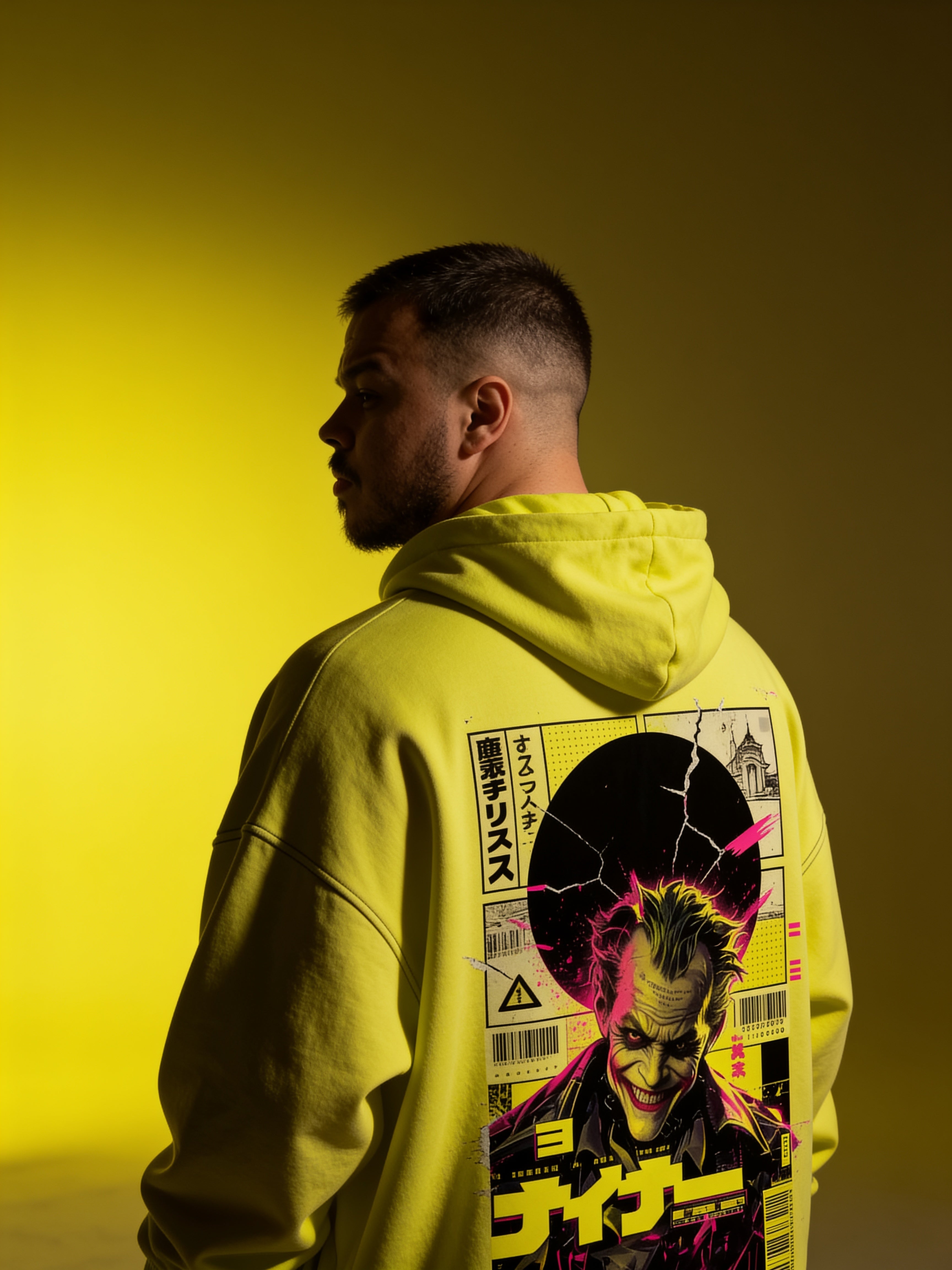 Moletom Oversized Joker Neon